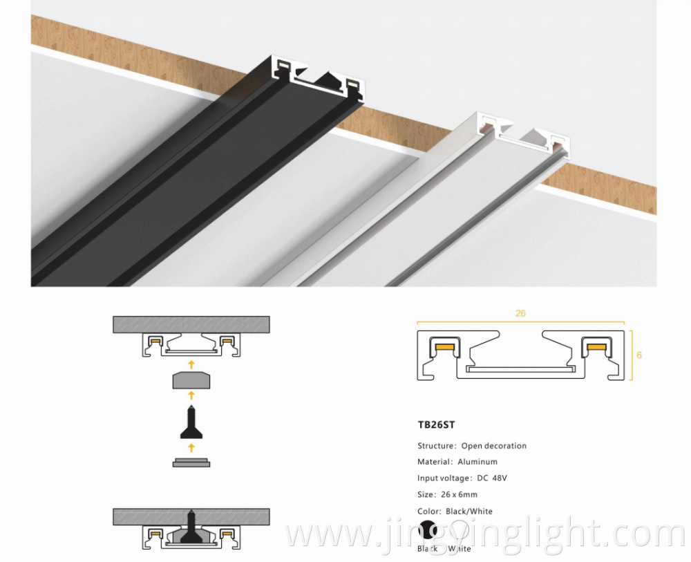 Ultrathin Magnetic Track Light System 2